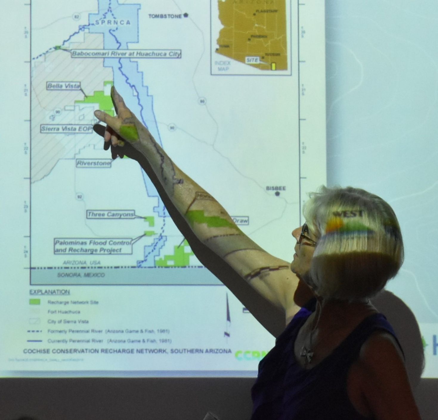 Groundwater and rivers, streams are connected